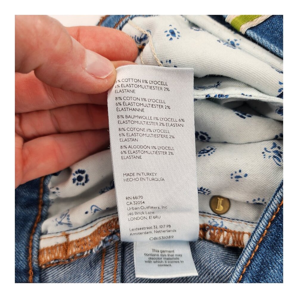 Pilcro Indigo Flare & Wide Leg Jeans - Picture 7 of 7
